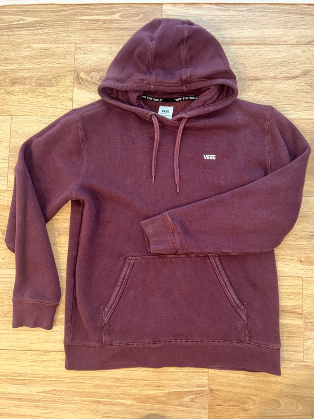 Vans woman’s Hoodie in Deep Burgundy